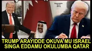 Trump akubye Israel omugwo. Ayissiza executive order okuwa Qatar security guarantee