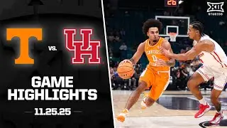 #17 Tennessee vs. #3 Houston Game Highlights | 2025-26 Big 12 Men&rsquo;s Basketball