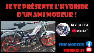 Je te pr&eacute;sente l&rsquo;hybride d&rsquo;un ami mobeur ! ( j'en profite pour te montrer sa nouvelle biellette :-)