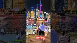Shanghai Night Skyline 2025 🌃 | Stunning View of Lujiazui, Shanghai Tower & Financial District
