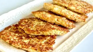 Рецепт яблочных оладий без муки! Полезный завтрак за 5 минут!