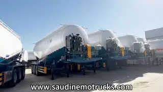 Cement Bulker Truck Price - Bulk Powder Tanker Trailer for Sale in Saudi Arabia
