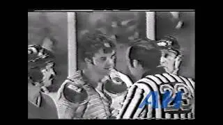 NHL Feb. 23, 1975 Ron Harris,NYR v Gary Dornhoefer,PHI Live + (HL) New York Rangers Philadelphia Fly