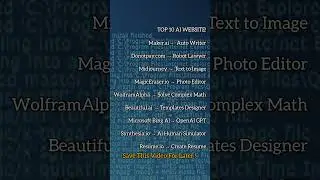 Top 10 Ai Website! #shorts #aiwebsite