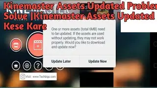 Kinemaster One Or More Assest Need Updated Problem Solve |Kinemaster Updated Assestore problem