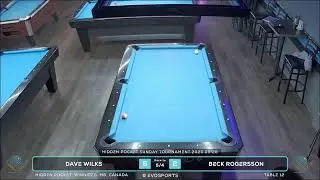 DAVE WILKS vs BECK ROGERSSON - HIDDEN POCKET - TABLE 12 | EvoSports