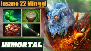 Immortal Jakiro Soft Support Ludicrous 22 Min gg! Dota 2 DotaPulse Highlight Gameplay