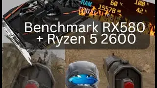 Rust Benchmark on RX 580 + Ryzen 5 2600 | Gameplay Test (2025)
