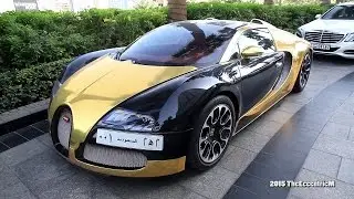 Black Gold Chrome Bugatti Veyron Grand Sport in Dubai!