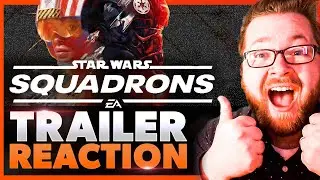 ✈ STAR WARS: SQUADRONS REVEAL TRAILER REACTION! 🤯 Kazrisk Reacts