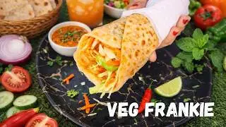 Veg Frankie | Mumbai Street Style Veg Frankie Recipe | Crispy & Loaded Wrap #cookwithjagruthi 