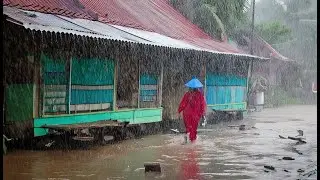 Discover the Great Thunder Rain | A Rural Haven for Stress Relief & Sleep-100% Relaxation Experience