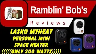 LASKO MyHeat Personal Mini Space Heater (Perfect For Work Or Camping (((((ONLY 200 WATTS)))))