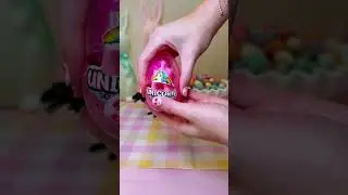 These prefilled easter eggs are so cute!🤍 #asmr #unboxing