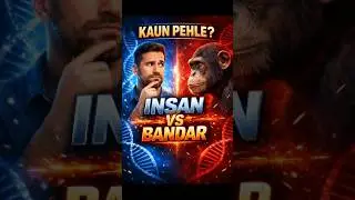 #shorts Kya Insaan Bandar Se Bana Hai? 🧠🐒 | Science Ka Sach ⭐ #viral