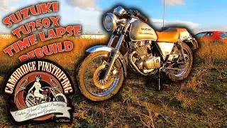 Suzuki TU 250 X - Full Rebuild and Paintjob Timelapse