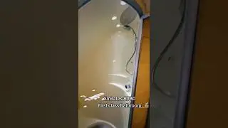 Emirates A380 First Class Bathroom, Shower in the sky!!! | Full vid link in comment