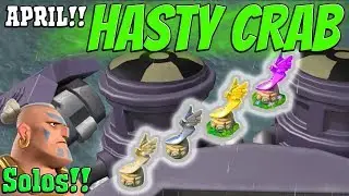 April Hasty Mega Crab (34-43 with WARRIOR solos) - Boom Beach