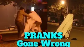 Pranks Was Gone Wrong || Ghost Attack Prank at NIGHT || By Prankbazz launda