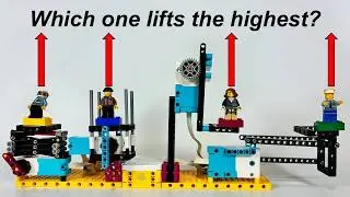 LEGO How to build 4 Lift Mechanisms. #spike prime