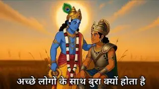अच्छे लोगों के साथ बुरा क्यों होता है ? श्री कृष्ण भगवान नि प्रेमानंद वाणी 
