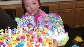 Opening toys Squinkies do Drops Collector Pack!! with two extra hidden Squinkies & Bonus Villa!!