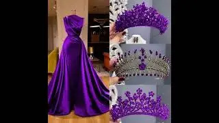 most beautiful dress matching crown 👑🤩|which is ur favourite crown 👑#shorts#short#youtubeshorts