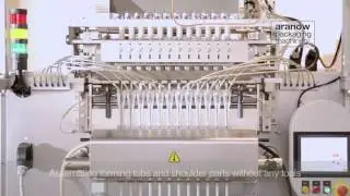 ARANOW an650 stickpack multilane machine for free flowing and granulate product