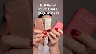 NYX Face Routine Tutorial | Bronzer + Blush + Highlighter 💖