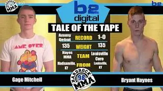Hardrock MMA 98 Fight 5 Bryant Haynes vs Gage Mitchell 135 Ammy Knock Out