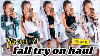 forever 21 fall try on haul🍂 || the BEST FREE PEOPLE DUPE shackets!!
