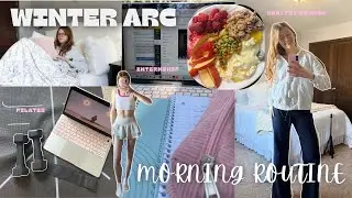 Зимняя утренняя рутина в ARC | пилатес, работа, вкусная еда и многое другое :)