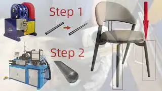 Round Pipe Taper Machine Round Tube End Sealing Machine Make Unique Style Dinner Chair Leg