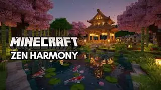 Minecraft Zen Harmony: A Soothing Japanese Garden Escape