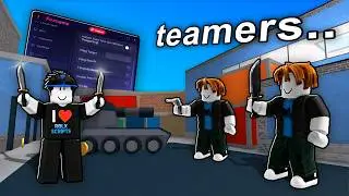 Trolling TEAMERS with HACKS in Murder Mystery 2 Script!