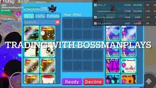 Trading with bossmanplays bgs go sub to him he&rsquo;s good youtuber