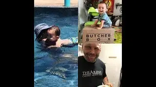 BUTCHER BOX REVIEW W/CHRIS|SWIM LESSONS|TEACH YOUR BABY TO SWIM