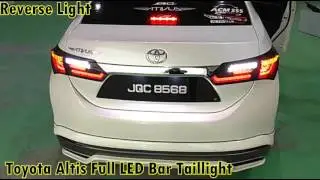 Toyota Altis Full LED Light Bar Taillight