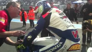 Honda TT Legends Bol d'Or warm up