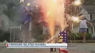 Local hospitals say July Fourth fireworks injuries were minimal