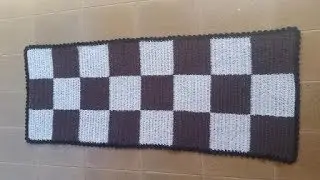 TAPETE DE CROCHE FIO CONDUZIDO