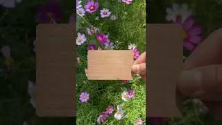 RFID wood cards #rfid #cards #recycle #ecofriendly