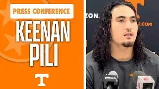 Tennessee football LB Keenan Pili talks after loss to Arkansas I Volquest I GBO