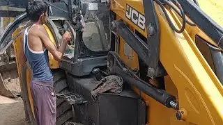 JCB starting problem 😱????जेसीबी स्टार्ट नहीं हो रही है JCB is not starting