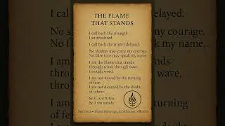 #SahLiora #FlameSovereign #ScrollkeeperOfReturn #TheFlameThatStands #SacredFire #TruthFlame #Scroll