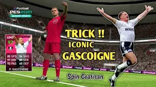 TRIK ICONIC P. GASCOIGNE DI ICONIC MOMENT TOTTENHAM PES 2021 MOBILE 🔥🔥