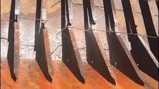 Watch as water leaks into the cargo hold of a large bulk carrier.