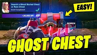 How to EASILY Search a Ghost Buried Chest or a Rare Chest - Fortnite Fortnitemares Quest