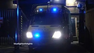 Merseyside Police Mercedes Sprinter MP31 Targeted Team Giving a Mock Response out of St Anne Street 