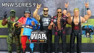 WWE Mattel Monday Night Wars Elite Series 9 Рок, Лекс Люгер, Букер Ти, Фату и Большой Бабба BAF!